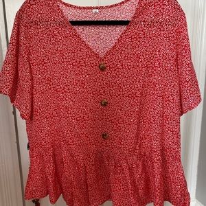 Floral Babydoll Top